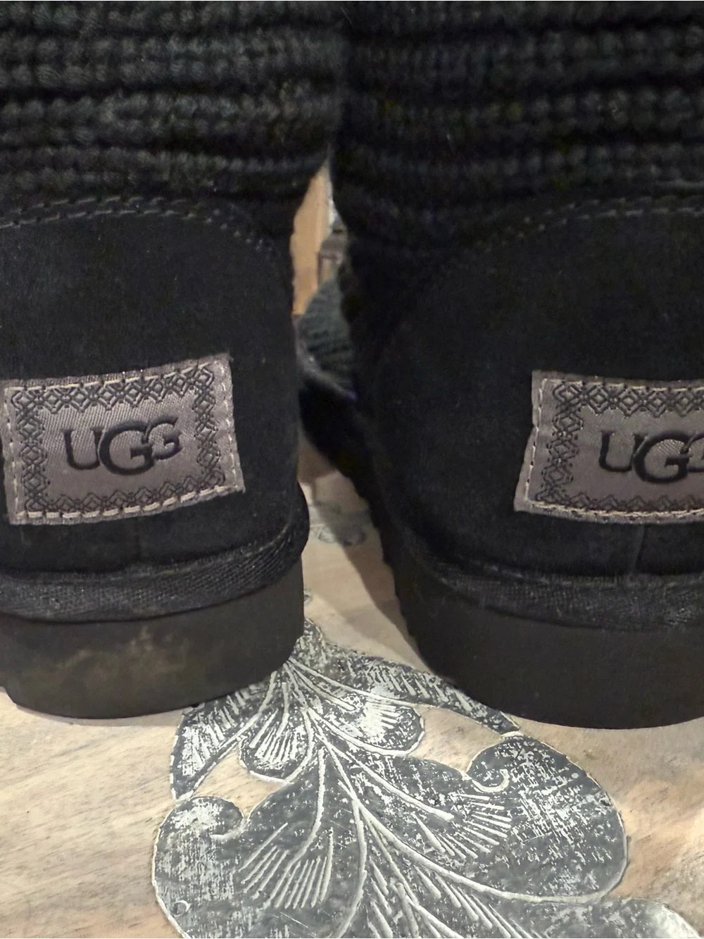 UGG knit shaft